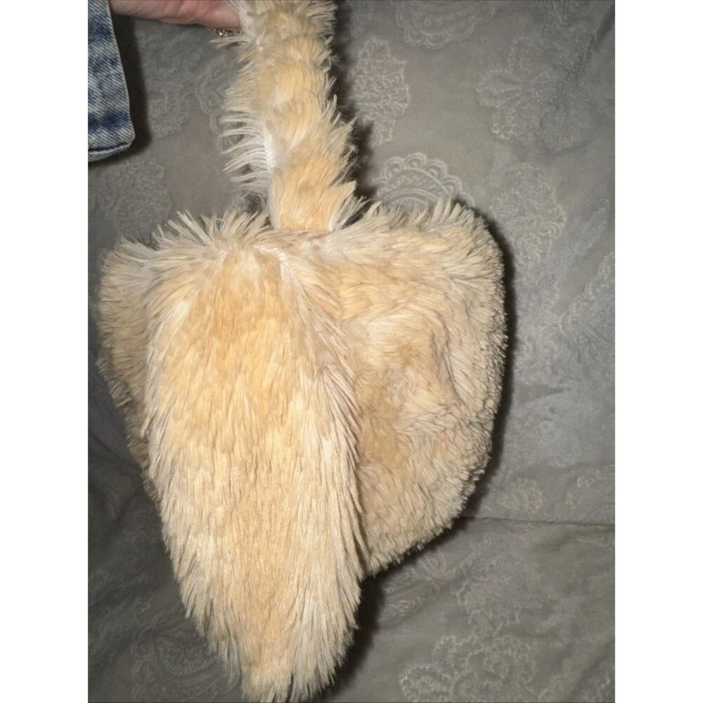 Easter Basket Plush Soft Bunny Rabbit MTY International Co  8” Diameter Tan